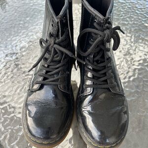 Dr. Martens Black Leather Boots